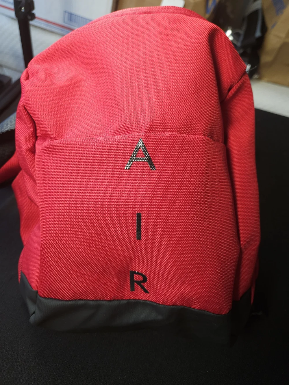 Jordan Men's Red and Black Duffle Bag - Sport Travel Gym Bag